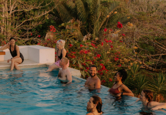 group pool hang